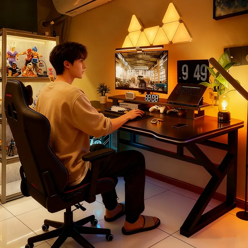 Esports Gaming House - Siyah E-spor Tarzı Bilgisayar Masası Oyun