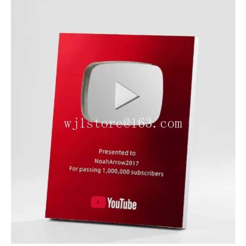 Esports Gaming Trophy - 2026 Yeni YouTube Oynat Düğmesi Ödülü