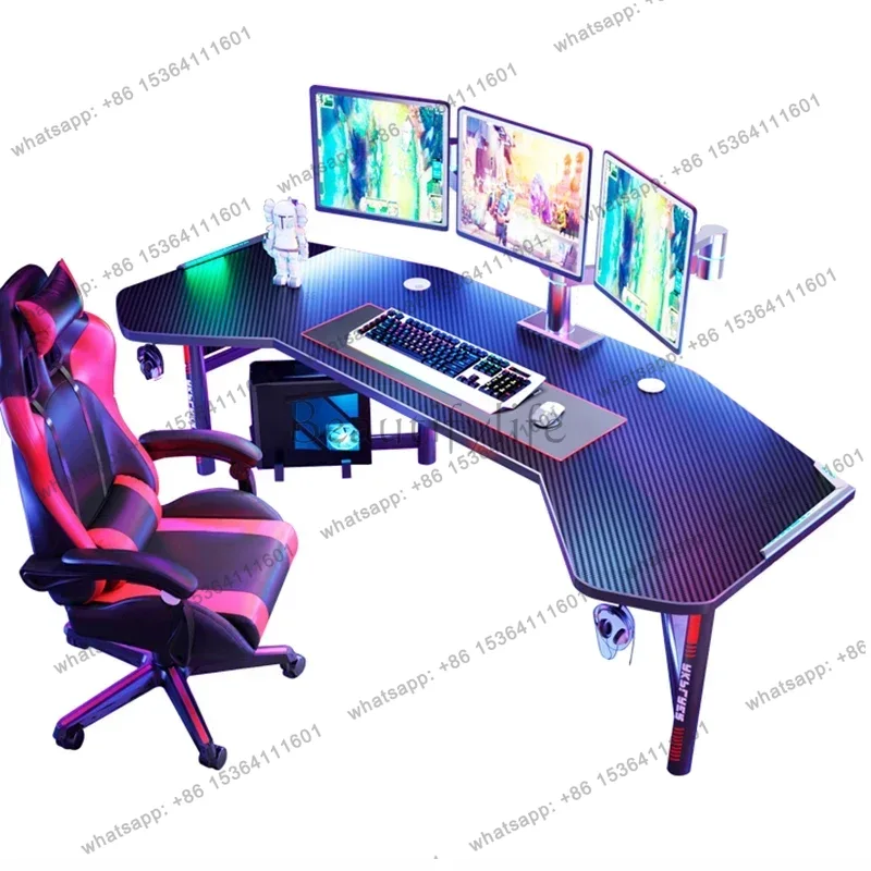 Esports Gaming Furniture - Beyaz Bilgisayar Masası Ofis Mobilyaları Masaüstü
