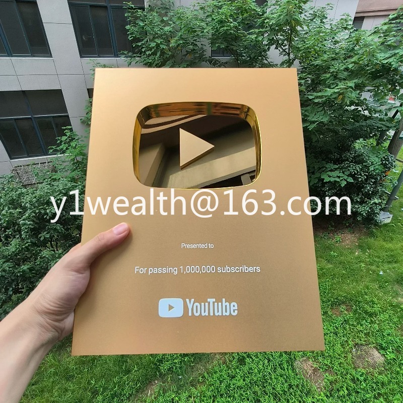 Yeni YouTube Play Düğmesi Ödül - Esports Gaming Trophy incelemesi ve fiyatı